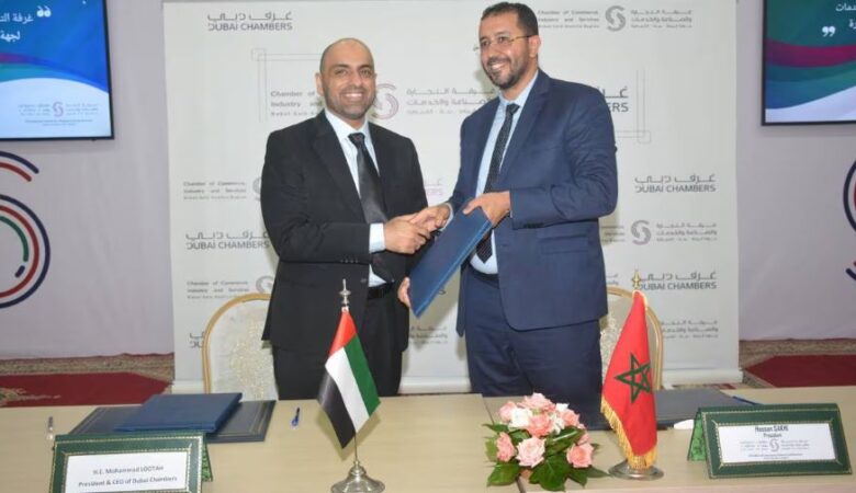 Un accord de partenariat noué entre la CCIS de Rabat-Salé-Kénitra et la Chambre de commerce internationale de Dubaï